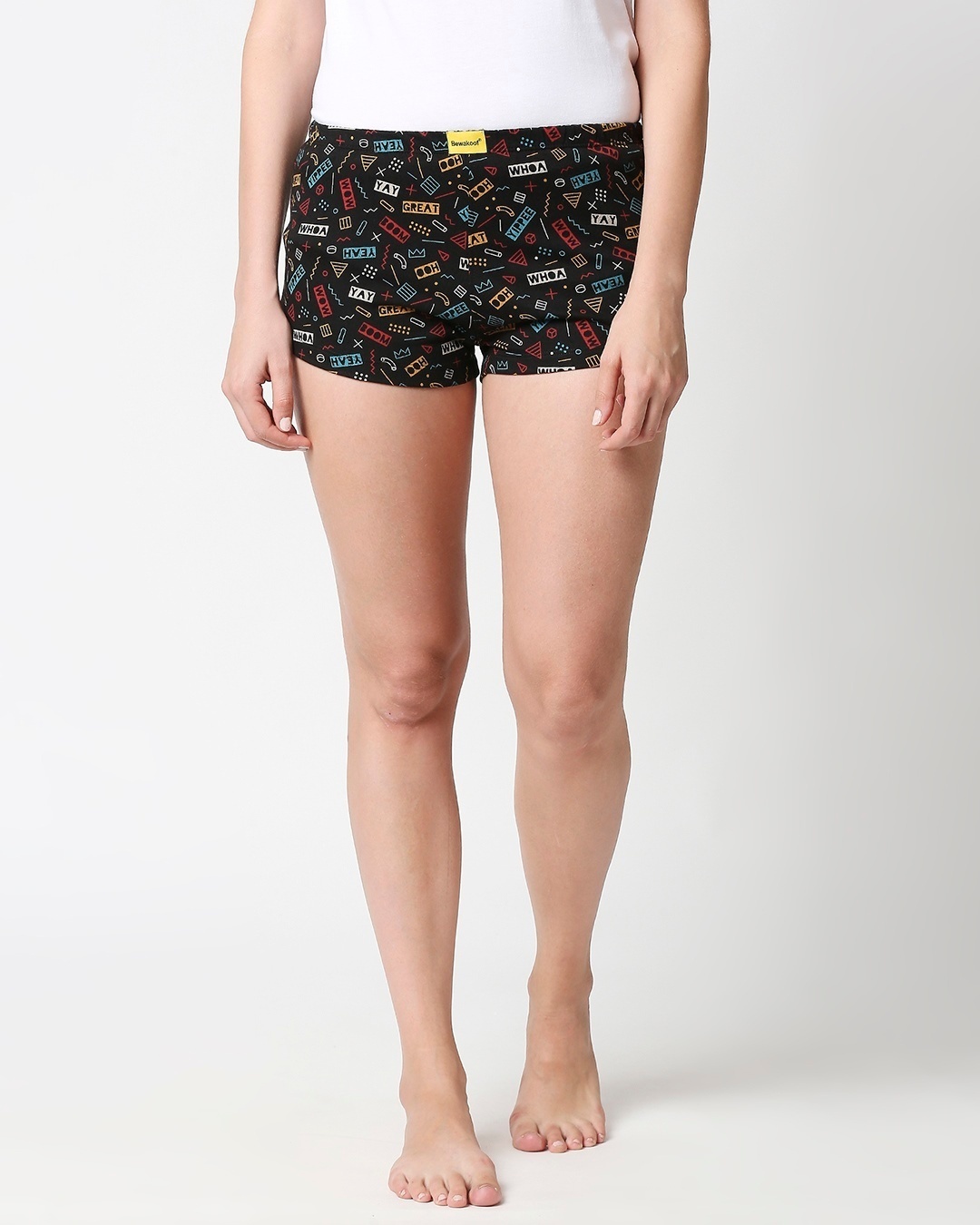 Shop Digital Party AOP Shorts-Back