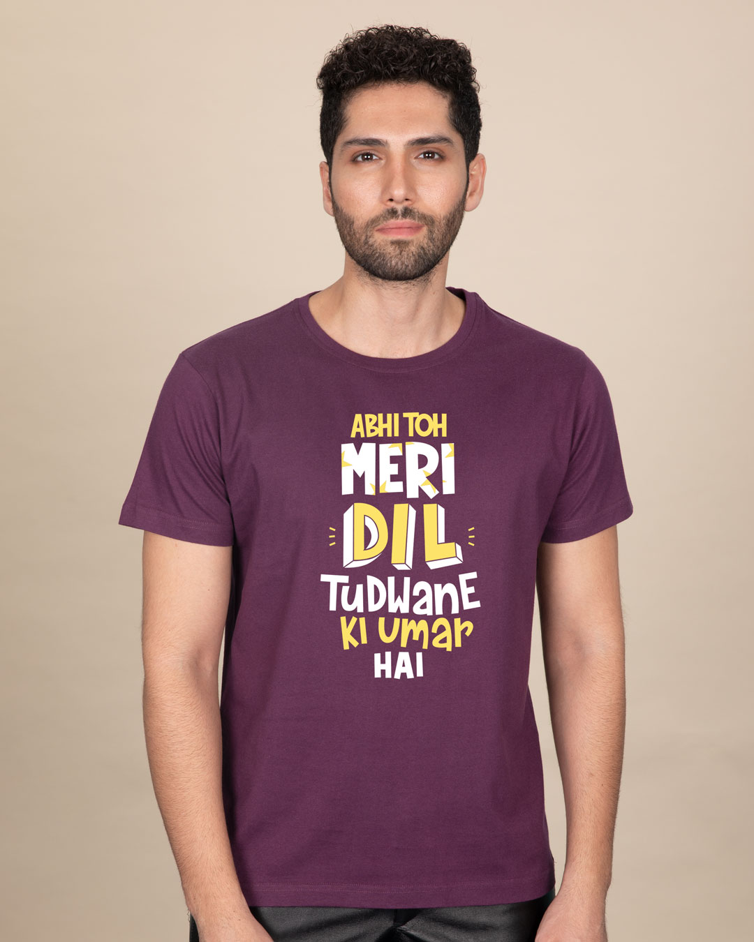Shop Dil Tudwane Ki Umar Half Sleeve T-Shirt-Back