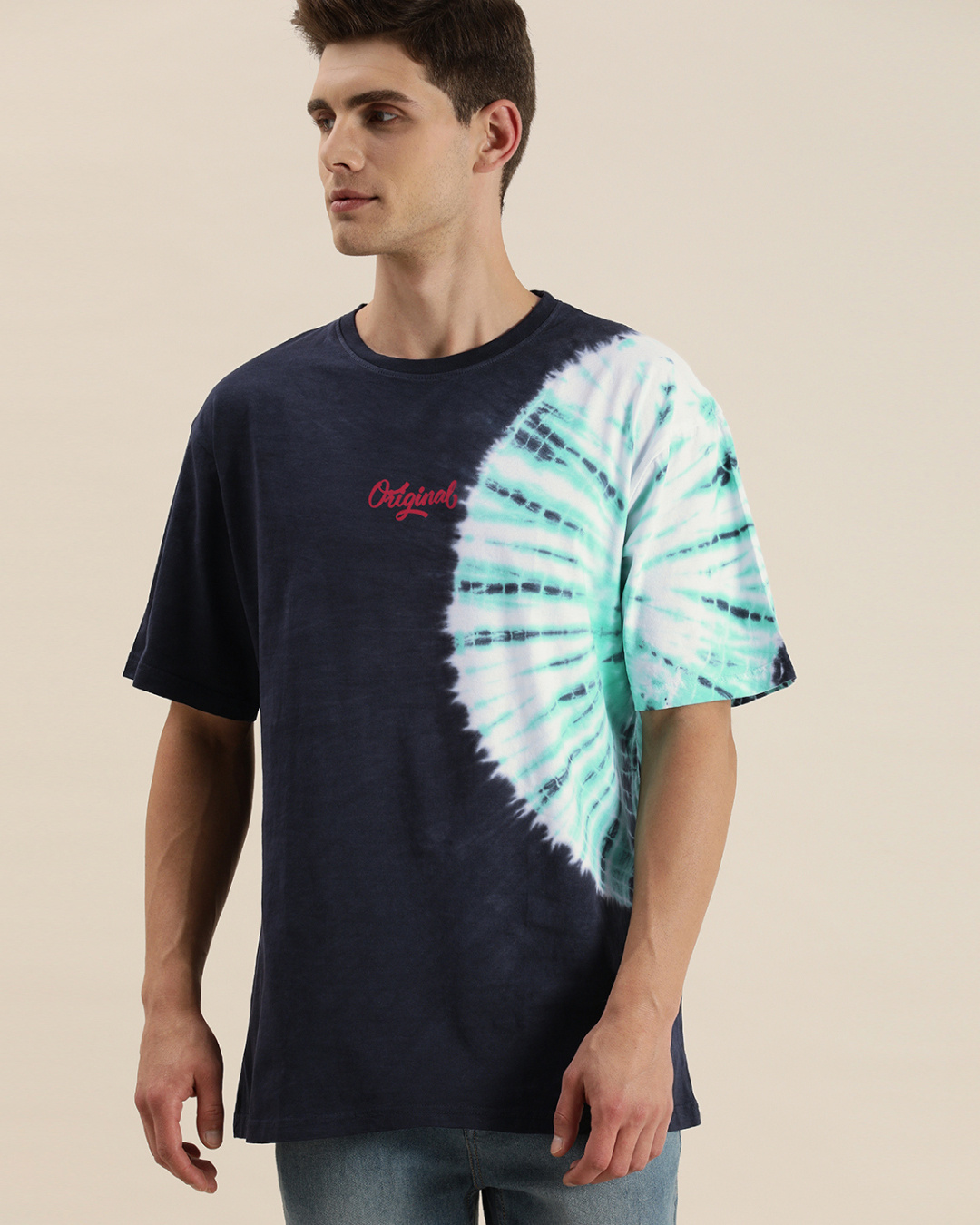 White Tie \u0026 Dye Oversized T-shirt 