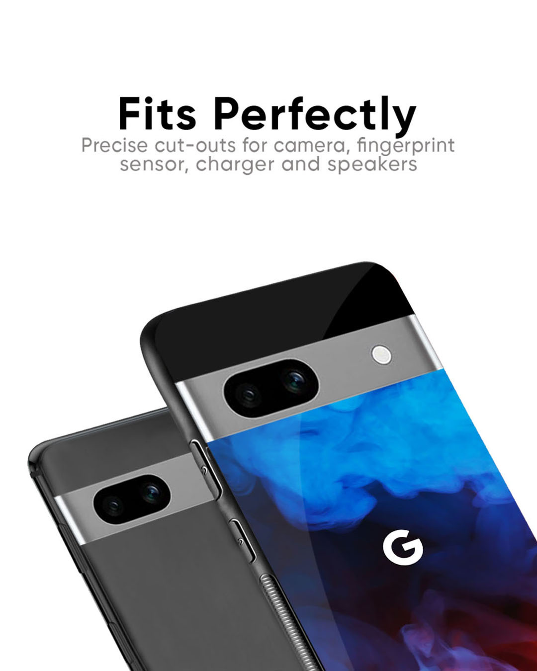 Shop Dim Smoke Premium Glass Case for Google Pixel 7A(Shock Proof, Scratch Resistant)-Back