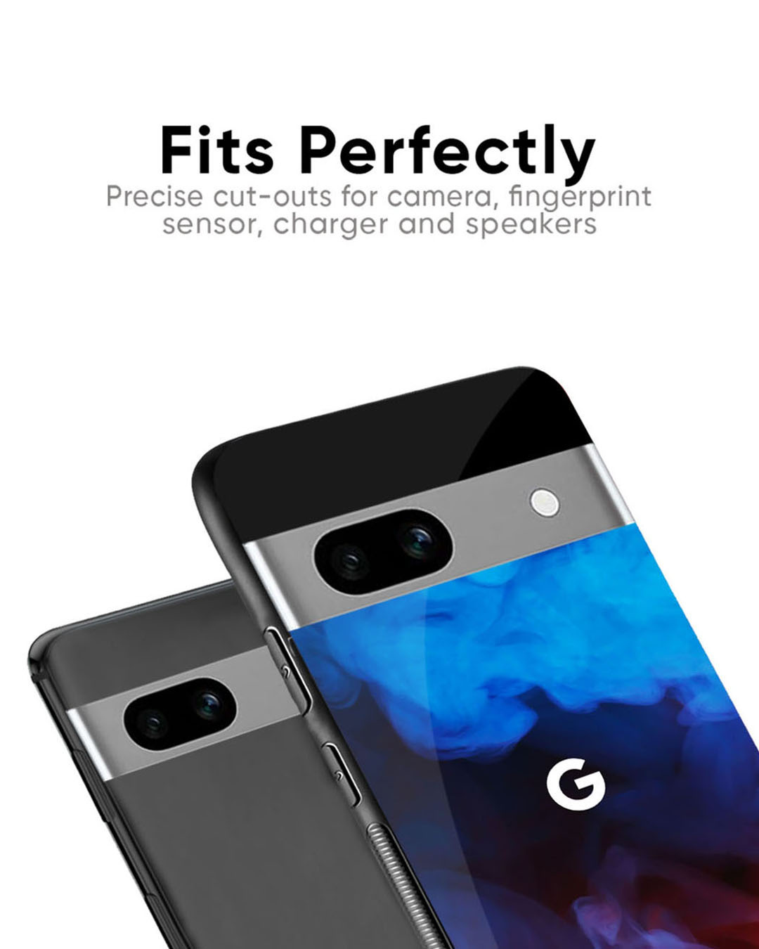 Shop Dim Smoke Premium Glass Case for Google Pixel 8a (Shock Proof, Scratch Resistant)-Back