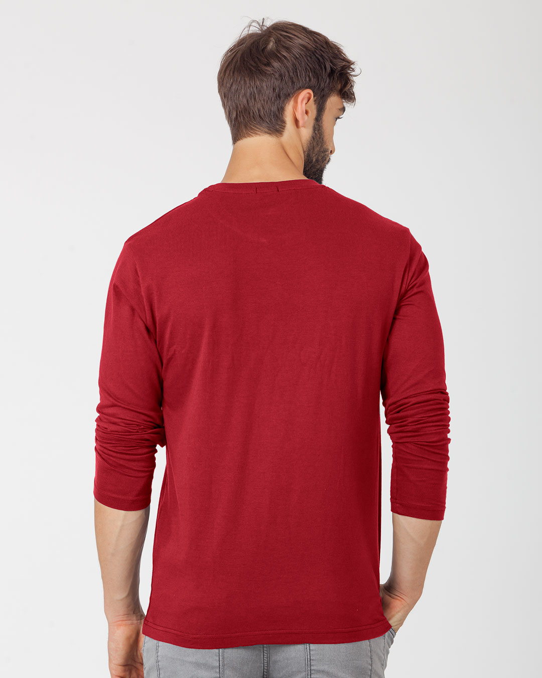 Shop Dimaag Garam Full Sleeve T-Shirt-Back