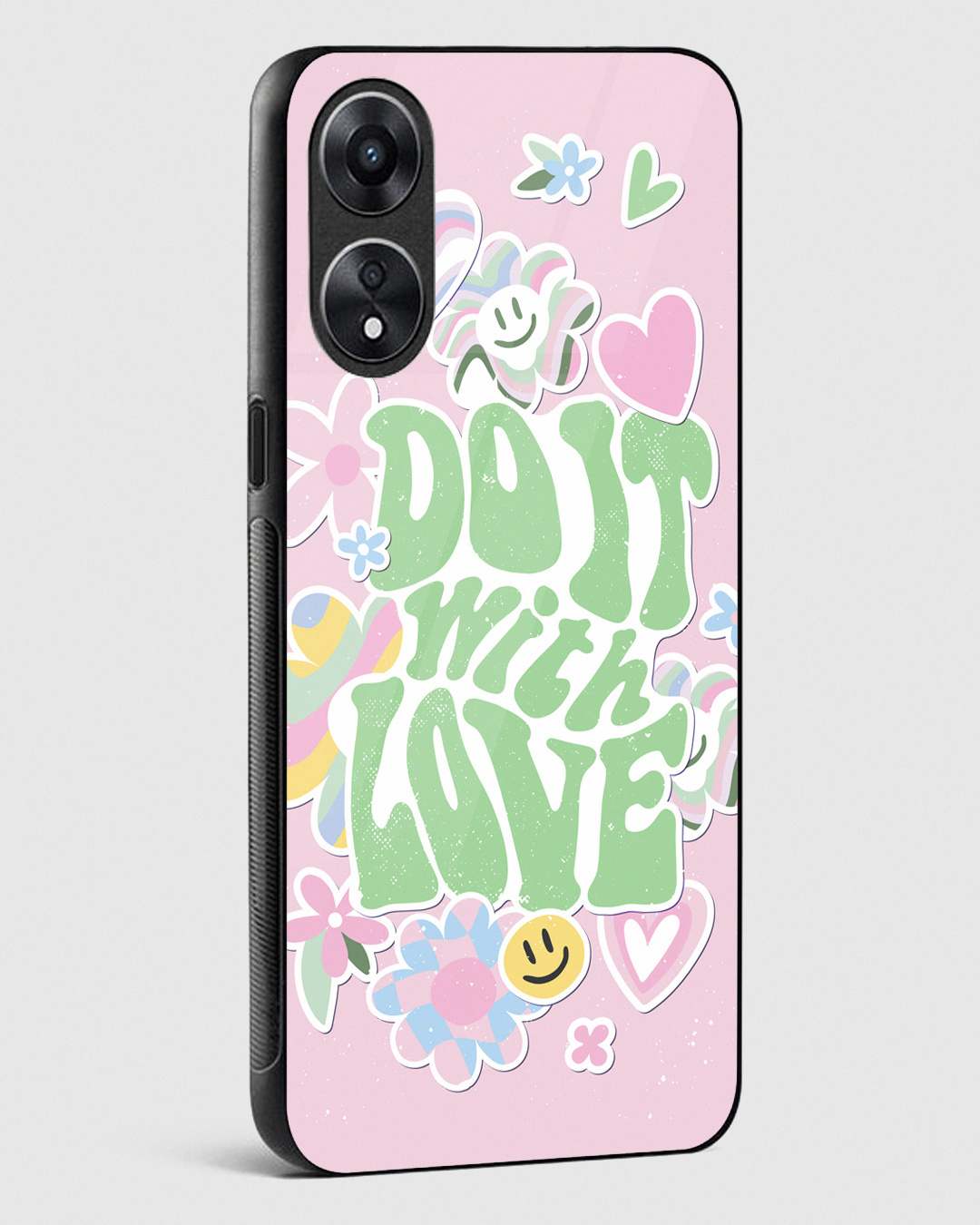 Shop Do It With Love Premium Glass Case for Oppo A78 5G-Back