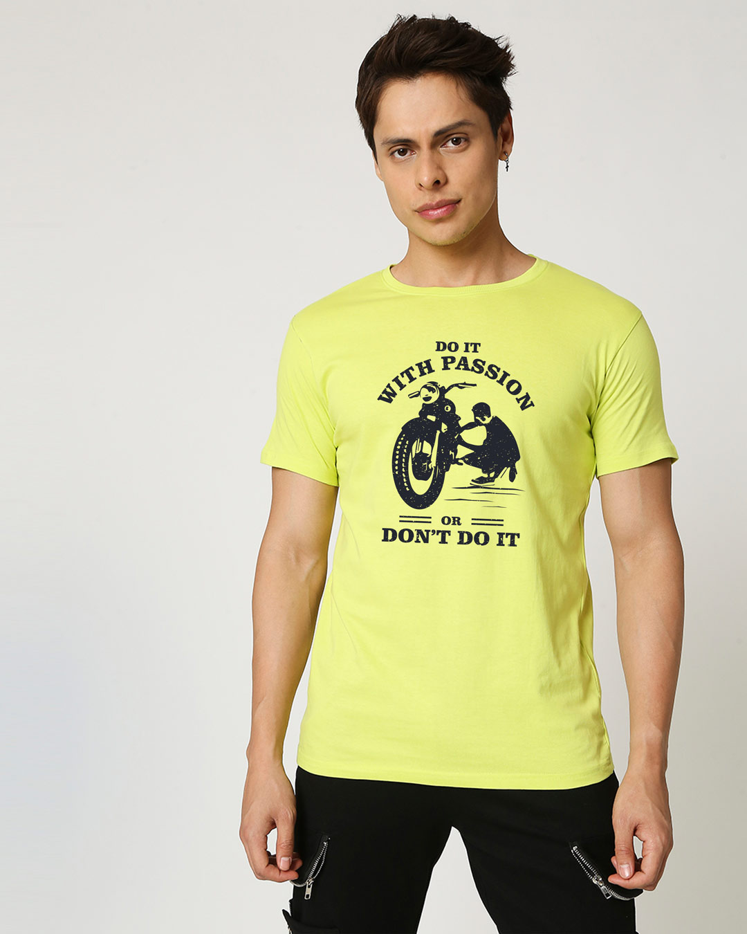 Shop Do It With Passion Half Sleeve T-Shirt Neo Mint-Back