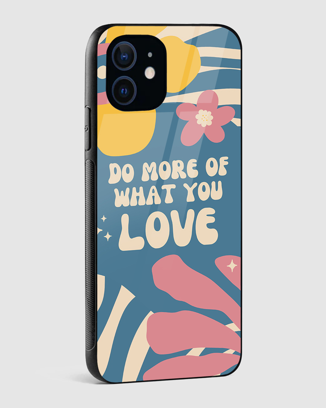 Shop Do More Of What You Love Premium Glass Case for Apple iPhone 12 Mini-Back