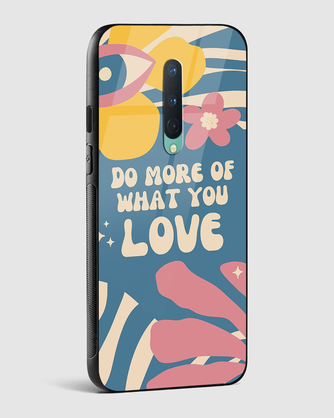 Shop Do More Of What You Love Premium Glass Case for OnePlus 8-Back