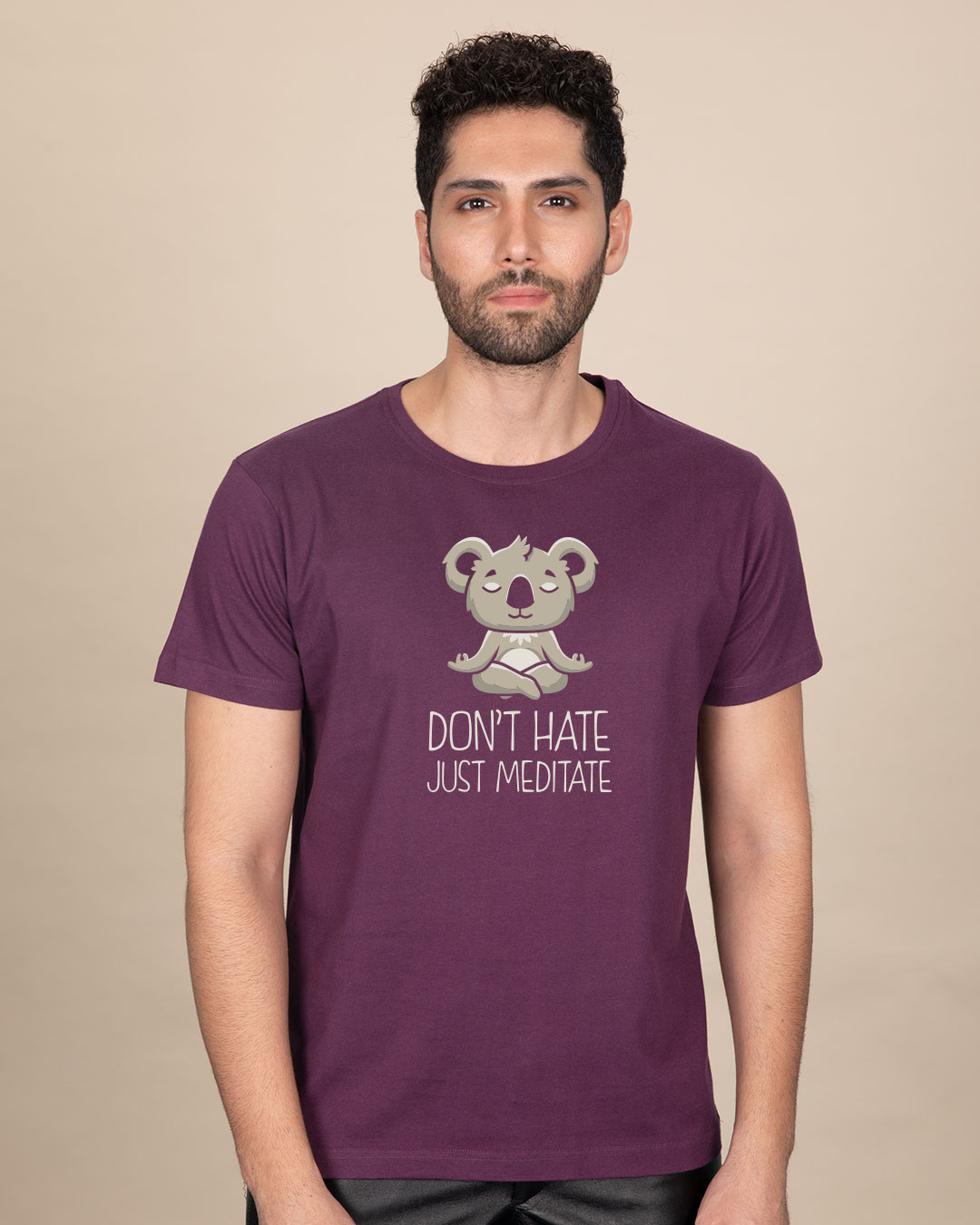 Shop Don't Hate Half Sleeve T-Shirt-Back