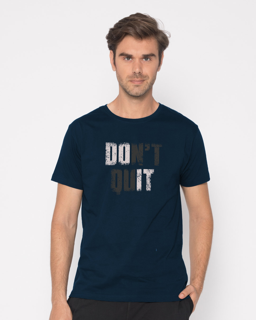 Shop Don't Quit Half Sleeve T-Shirt-Back