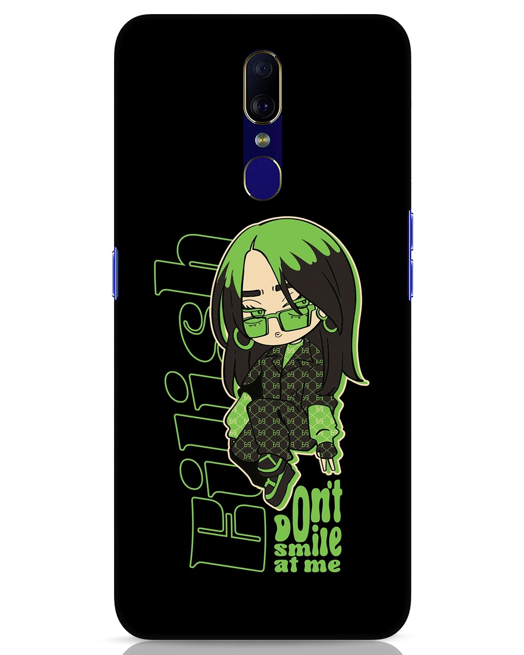 Buy Don't Smile Billie Designer Hard Cover for Oppo F11 Online in India ...