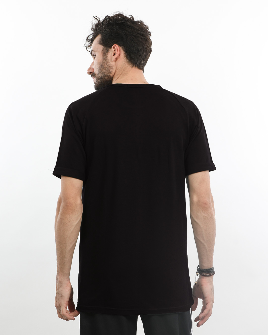 Shop Donald Pique Longline T-Shirt (DL)-Back