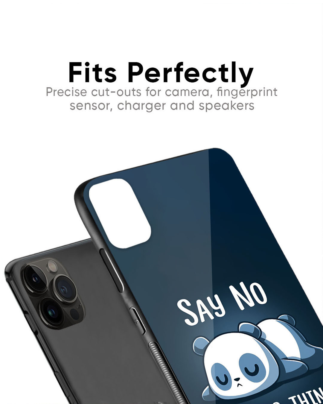 Shop Done Nothing Premium Glass Case for Apple iPhone 13 Pro (Shock Proof, Scratch Resistant)-Back