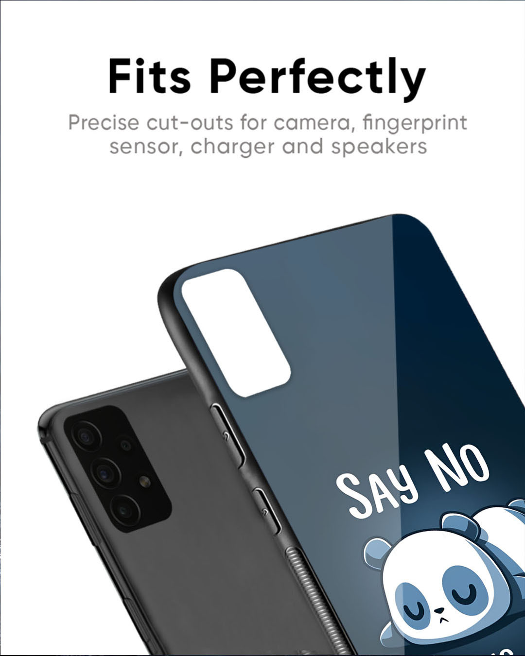 Shop Done Nothing Premium Glass Case for Poco X6 Pro 5G(Shock Proof, Scratch Resistant)-Back