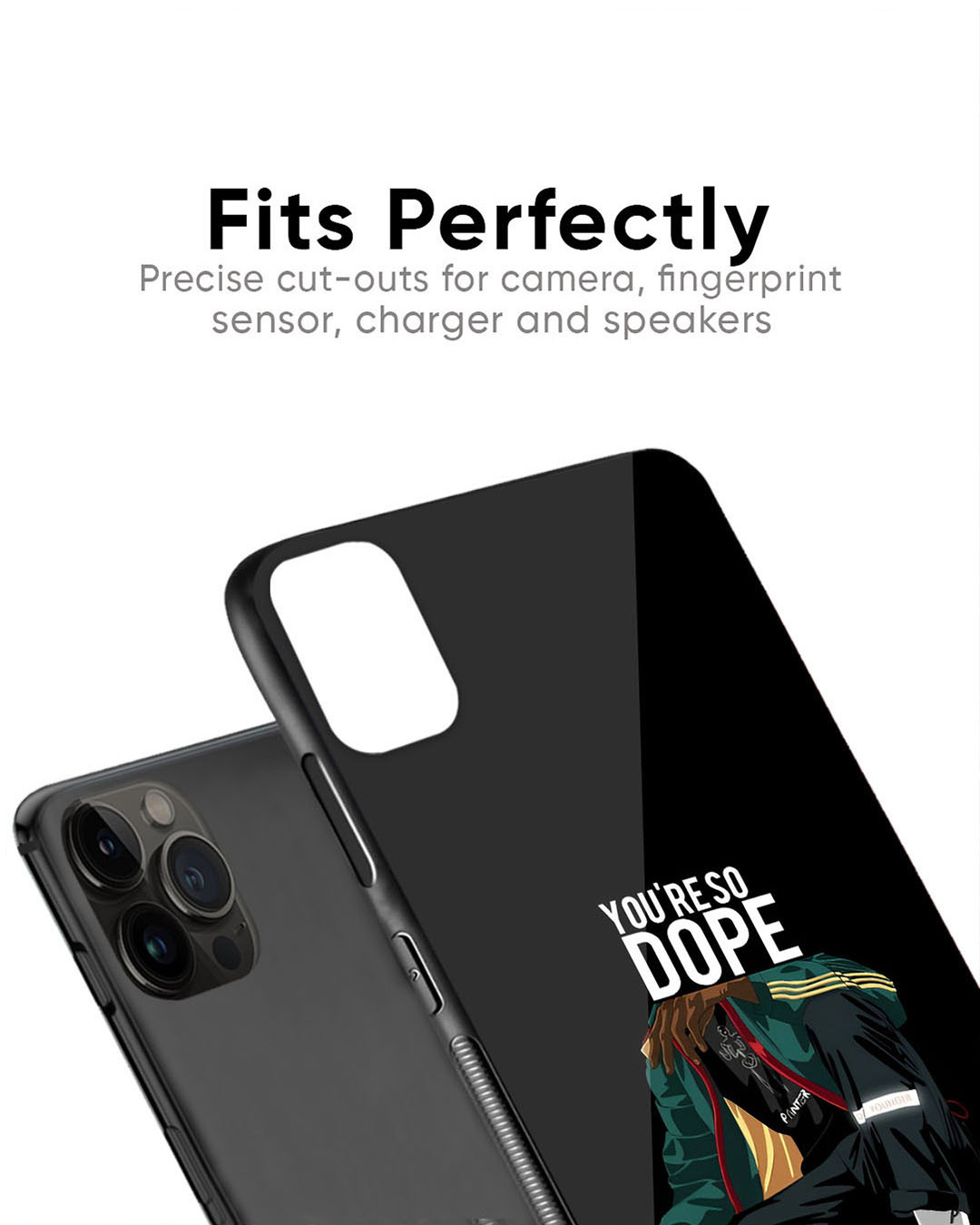Shop Dope Person Premium Glass Case for Apple iPhone 15 Plus (Shock Proof, Scratch Resistant)-Back