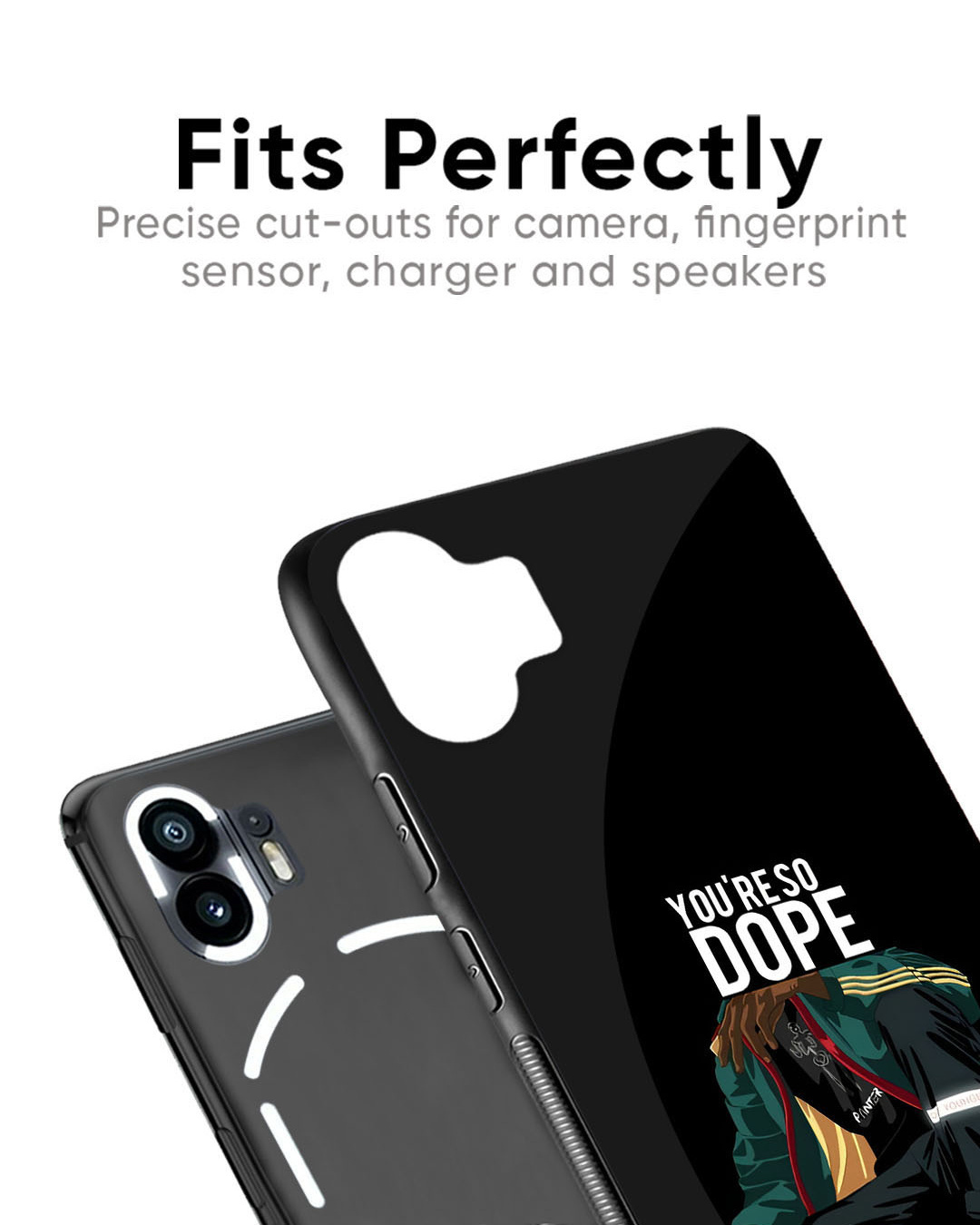Shop Dope Person Premium Glass Case for Nothing Phone (1) (Shock Proof, Scratch Resistant)-Back