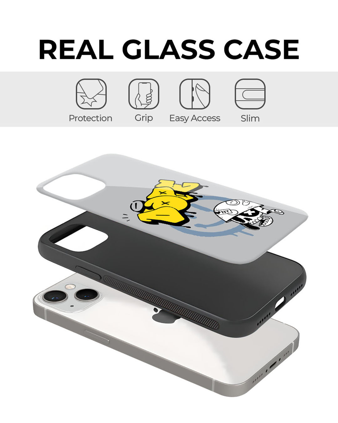 Shop Dope Premium Glass Cover for Apple iPhone 12-Back