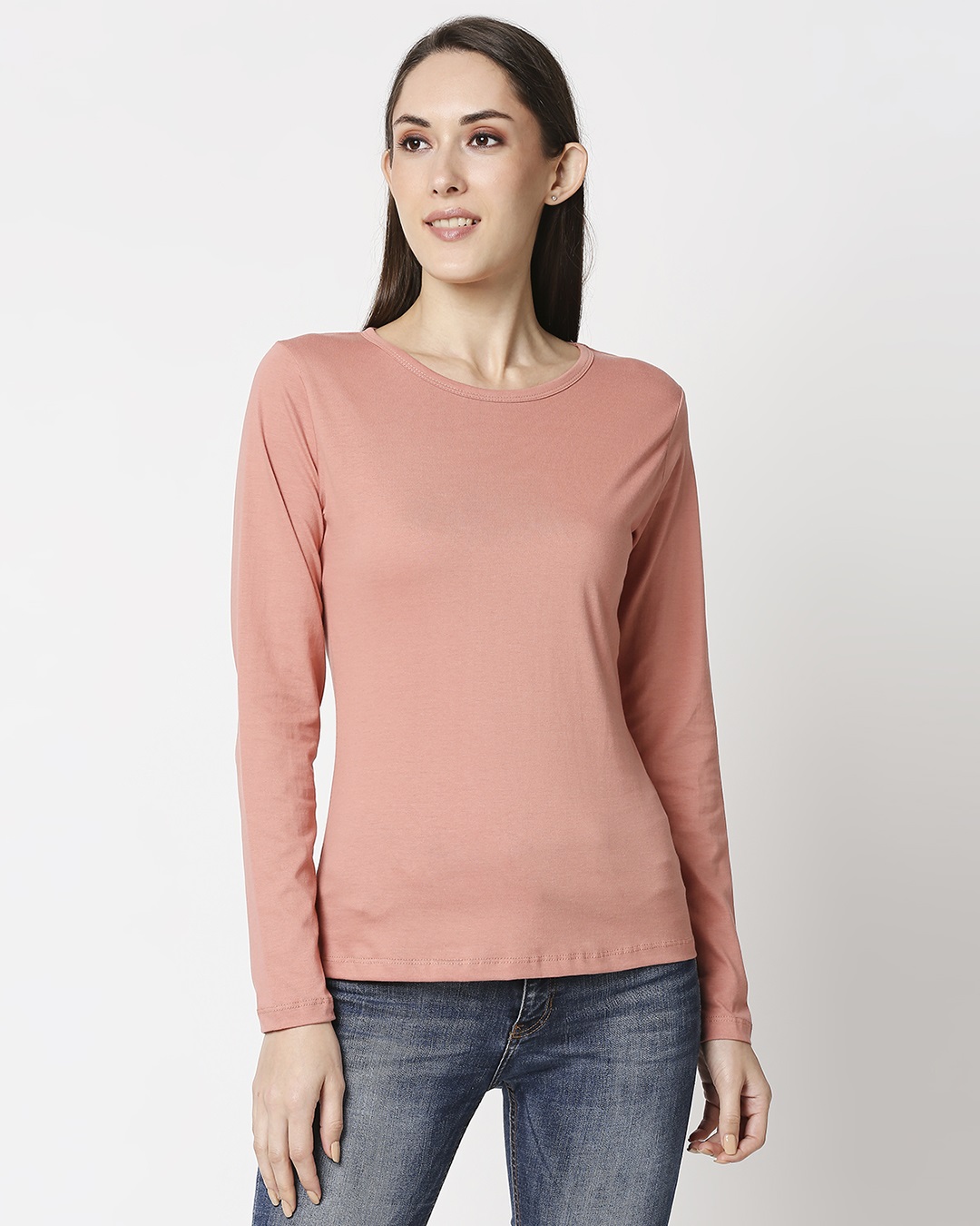 Shop Downtown Pink Full Sleeves T-Shirt-Back