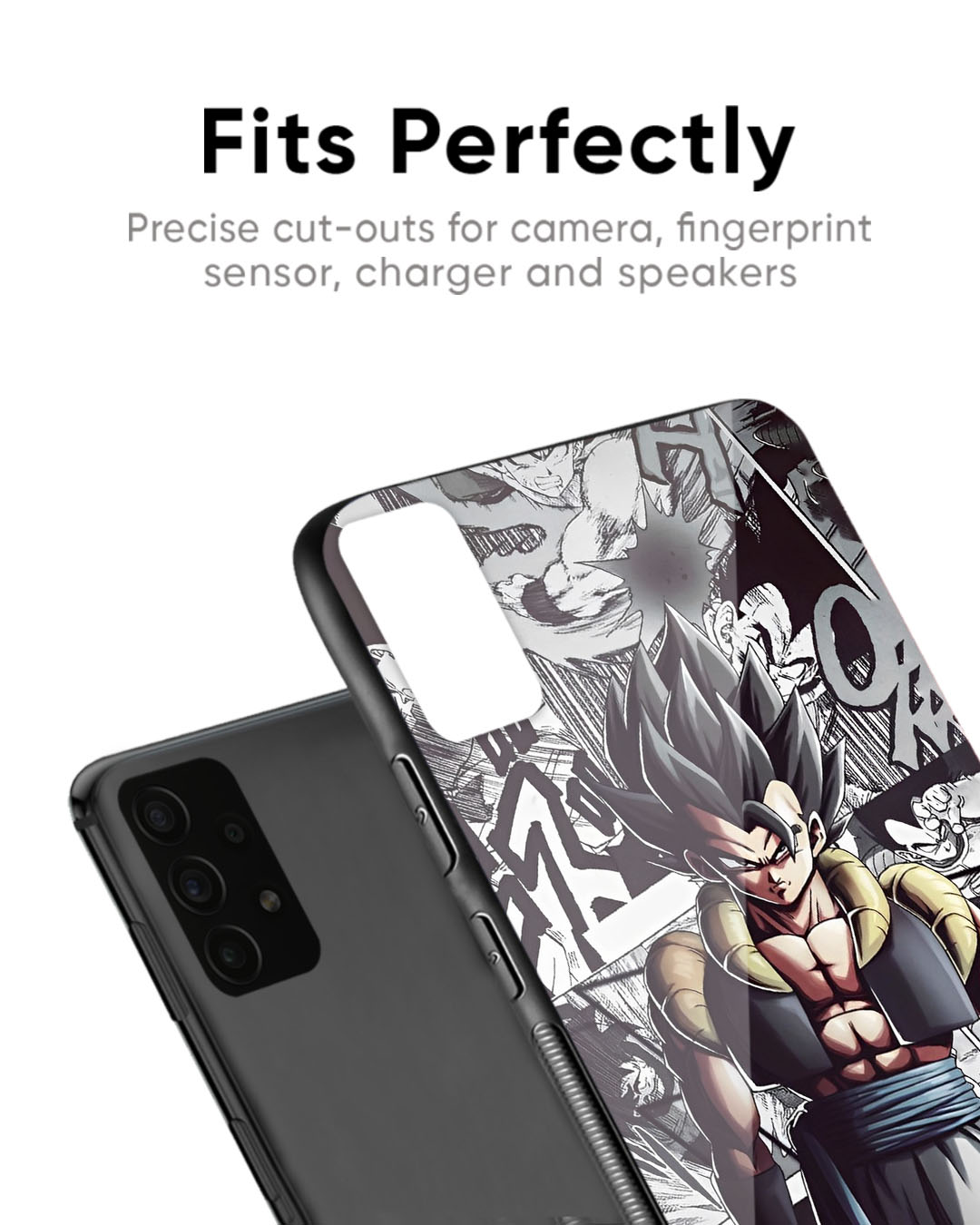 Shop Dragon Anime Art Premium Glass Case for OnePlus 10R 5G (Shock Proof, Scratch Resistant)-Back