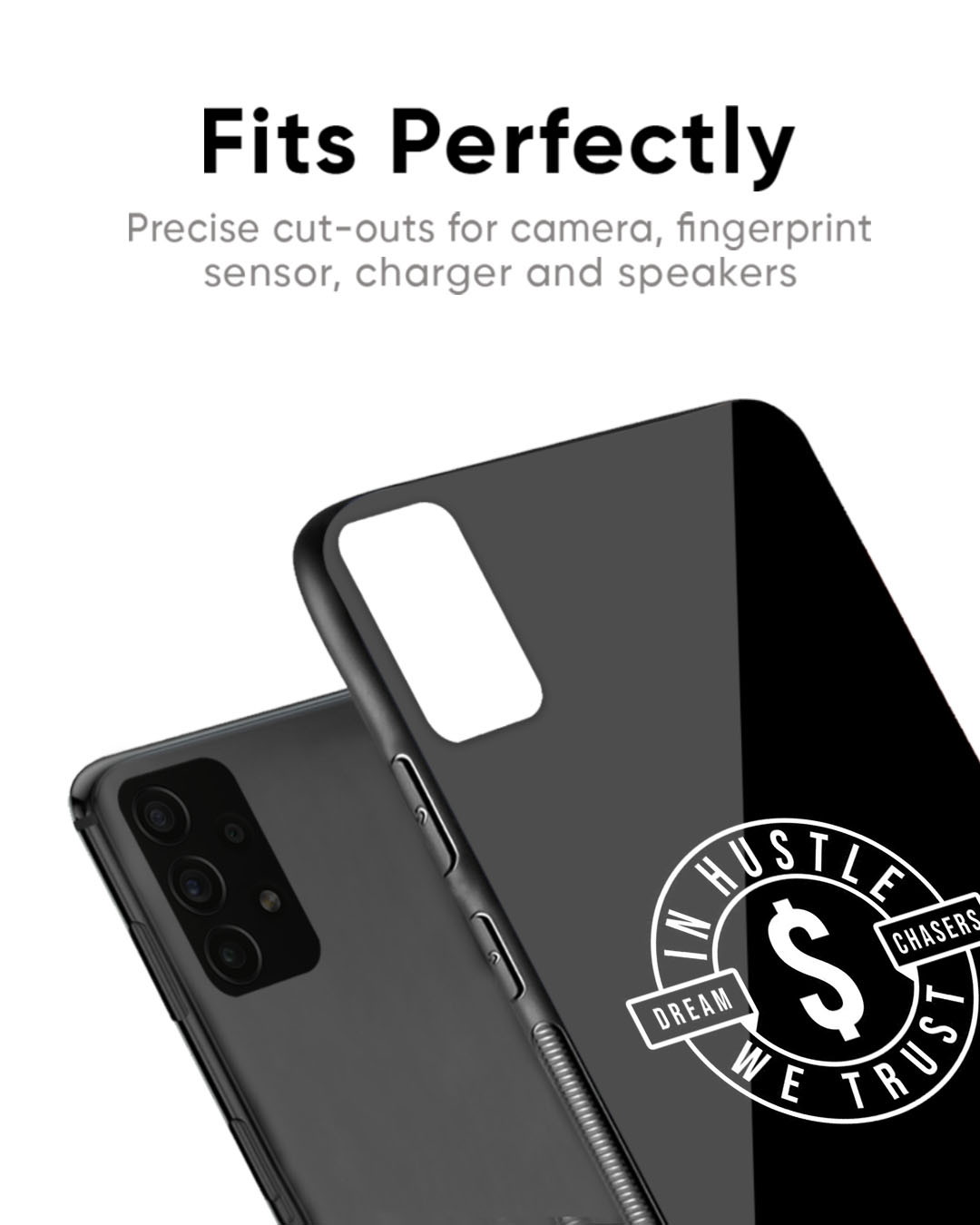 Shop Dream Chasers Premium Glass Case for OnePlus 8T (Shock Proof, Scratch Resistant)-Back