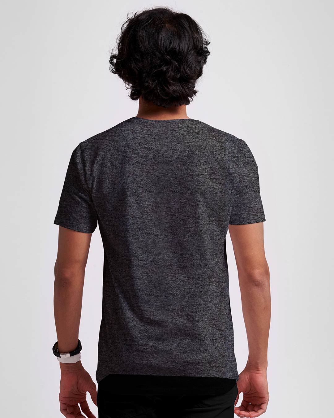 Shop Official DC: Casual Black T-Shirt with Logo-Back
