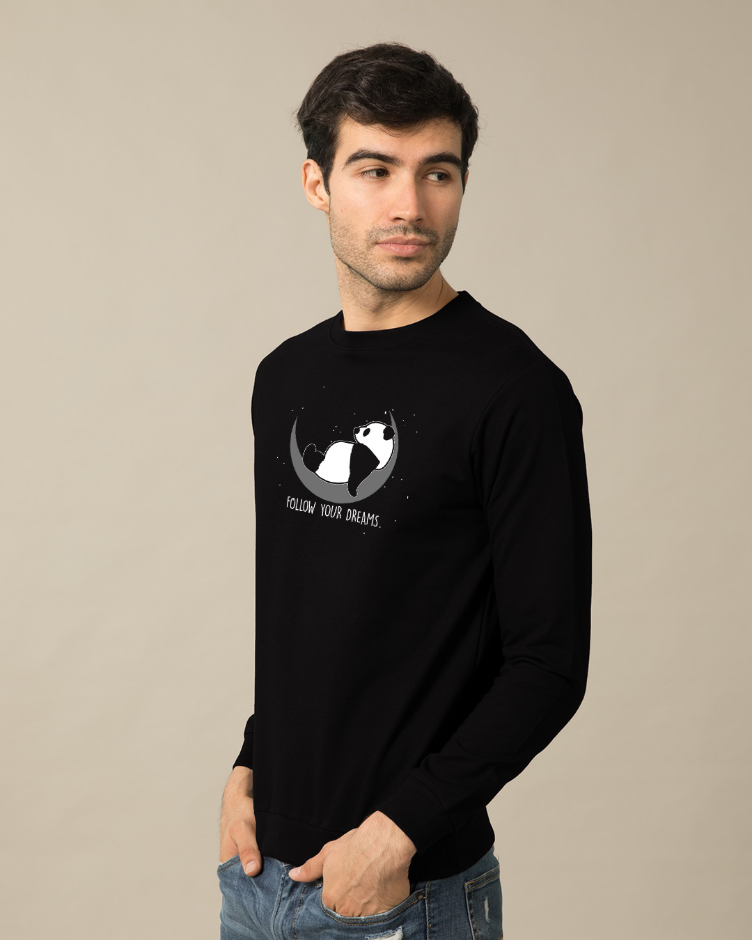Shop Dreamy Panda Light Sweatshirt-Back