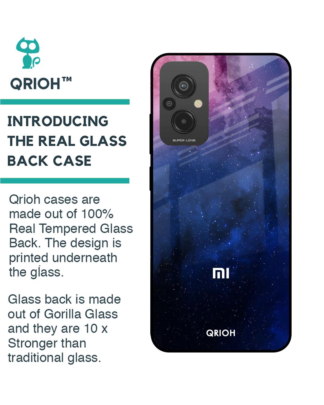 Shop Dreamzone Printed Premium Glass Case For Redmi 11 Prime (Shock Proof,Scratch Resistant)-Back
