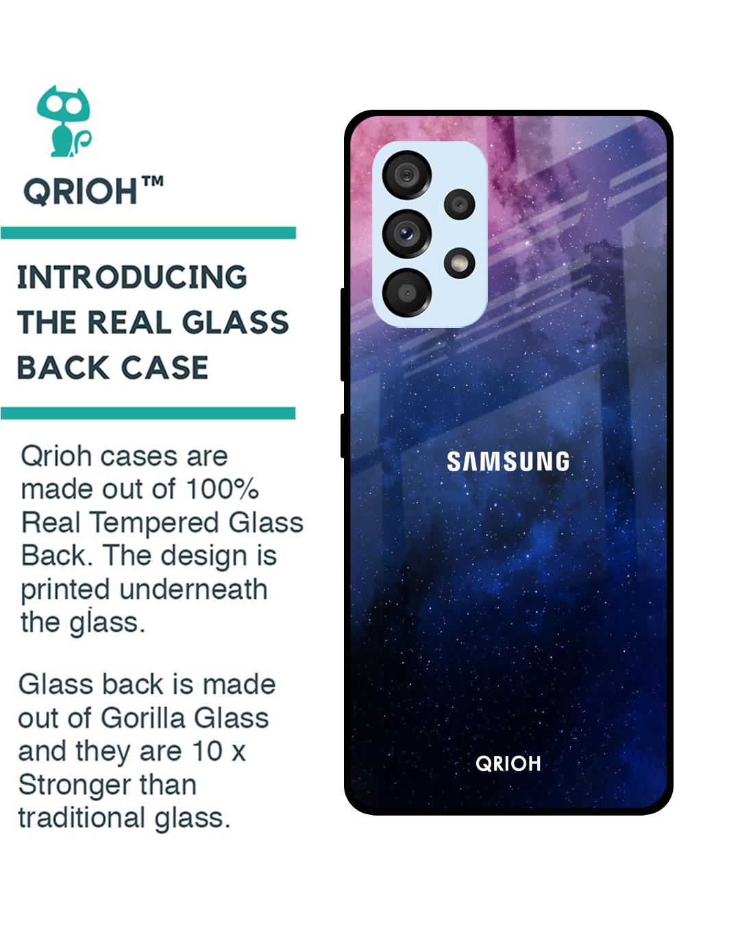 Shop Dreamzone Printed Premium Glass Cover For Samsung Galaxy A53 5G (Shock Proof , Lightweight)-Back
