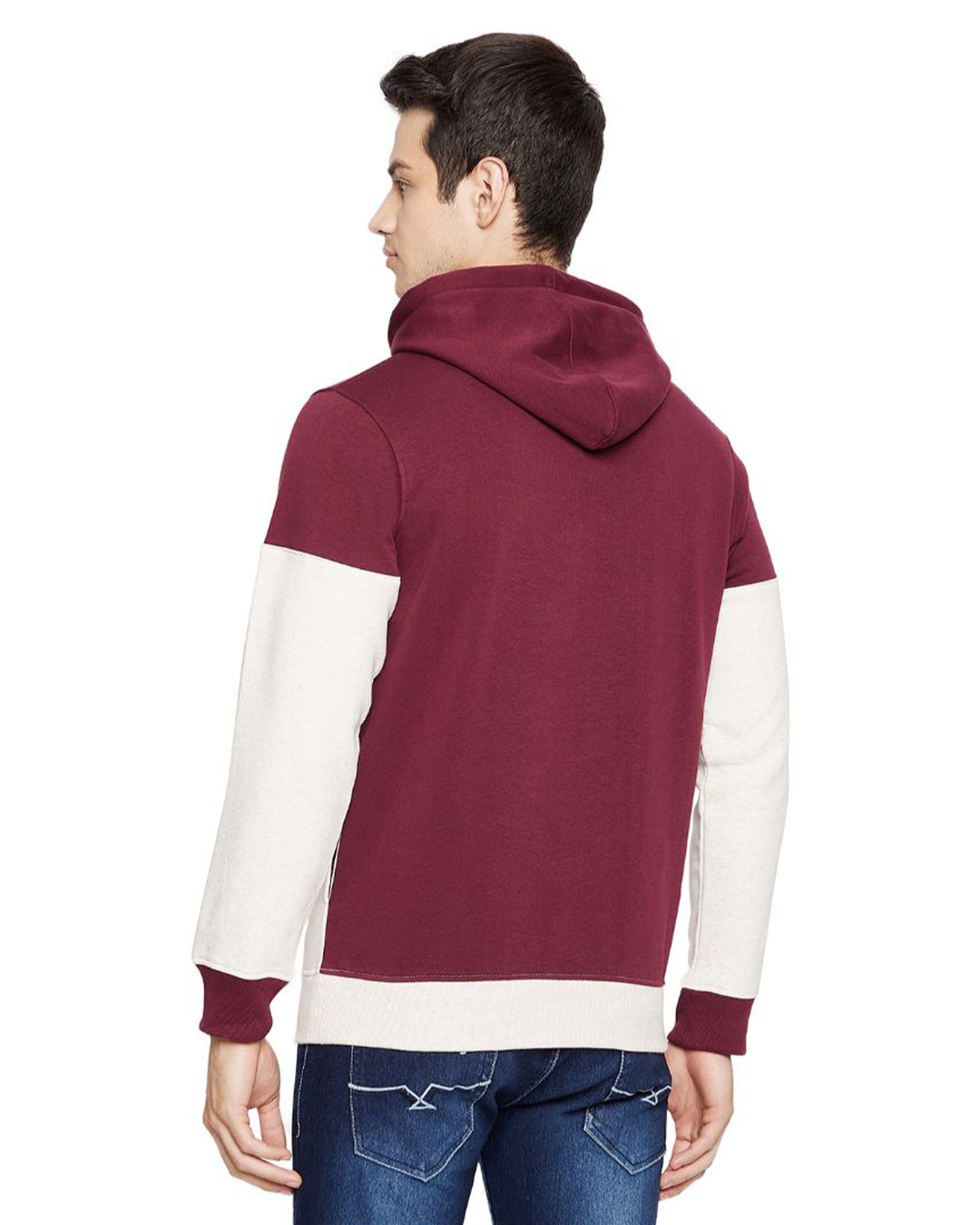 Shop Men Hooded Sweatshirt-Back