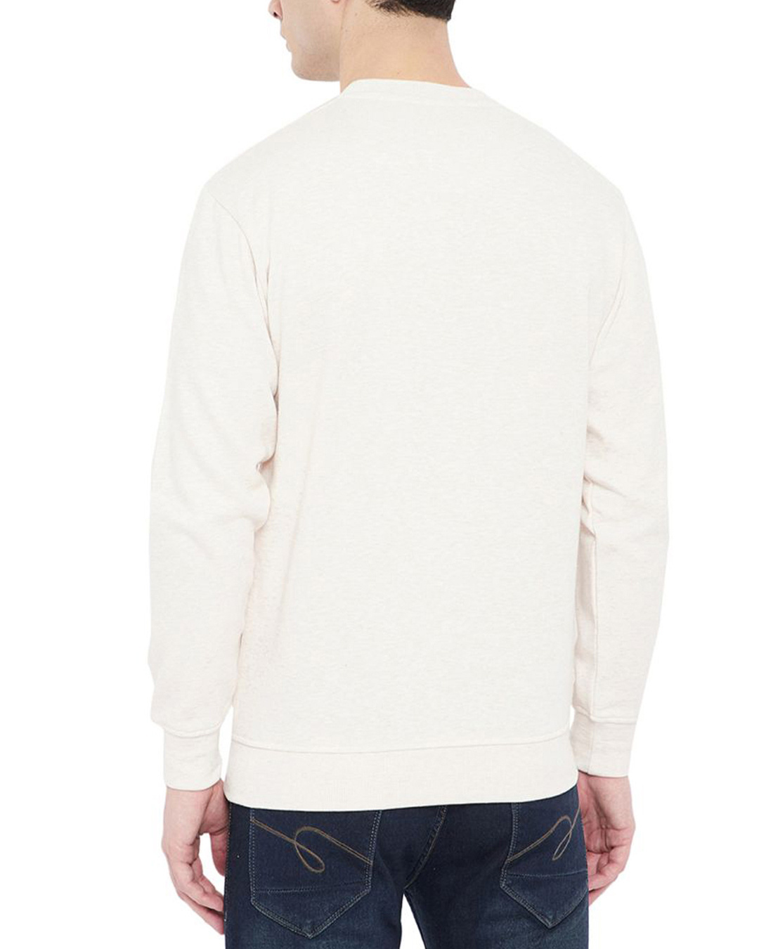 Shop Men's Full Sleeve Round Neck Sweatshirt-Back