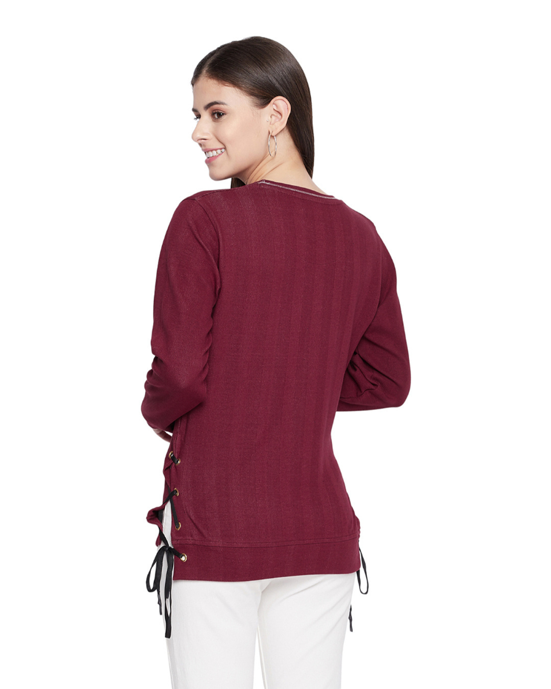 Shop Women's Full Sleeve R/Neck Smart Fit Sweatshirt-Back