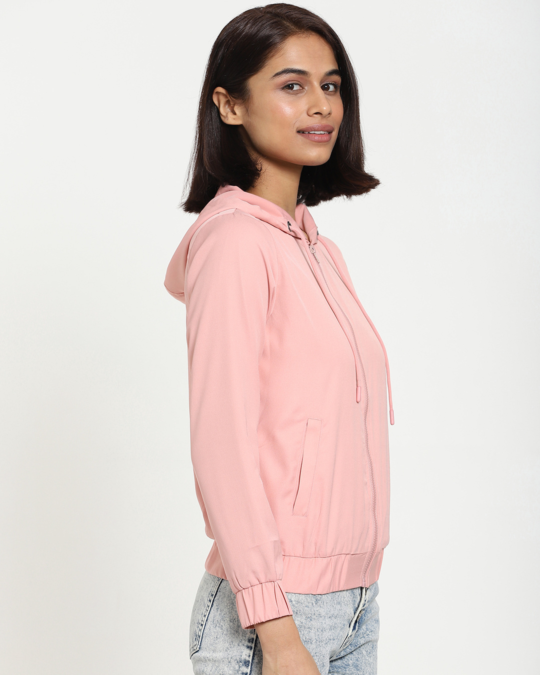 Shop Women's Pink Plus Size Jacket-Back