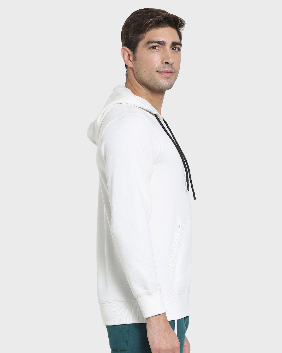 Shop Men's White Hoodies-Back