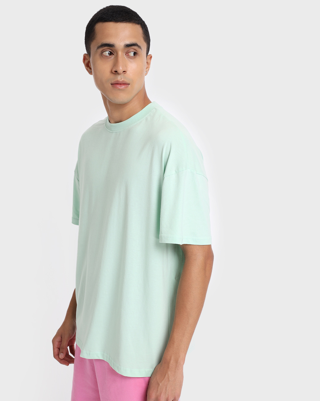 Shop Unisex Egg Green T-shirt-Back