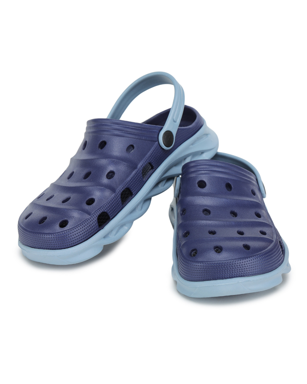 Buy Ego Shoes Men Blue Solid Synthetic Clogs Online in India at Bewakoof