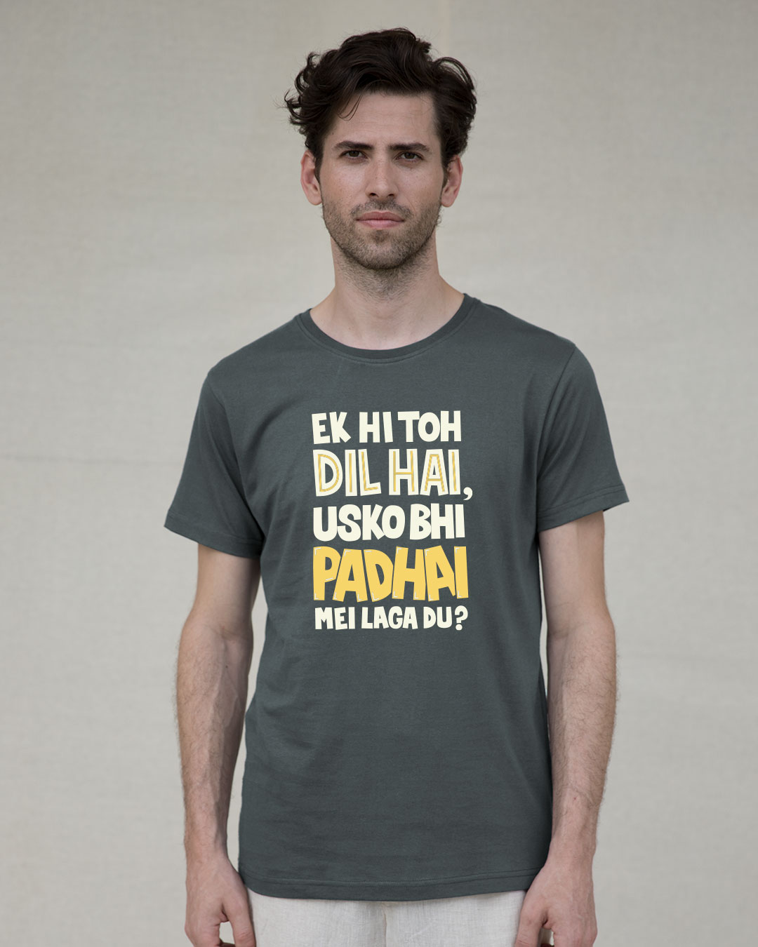 Shop Ek Hi Toh Dil Hai Half Sleeve T-Shirt-Back