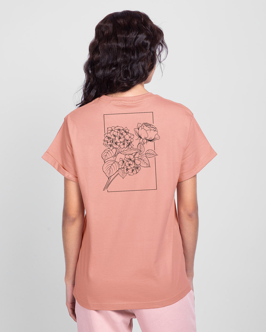 Shop Embrace Imperfection Boyfriend T-Shirt Misty Pink-Back