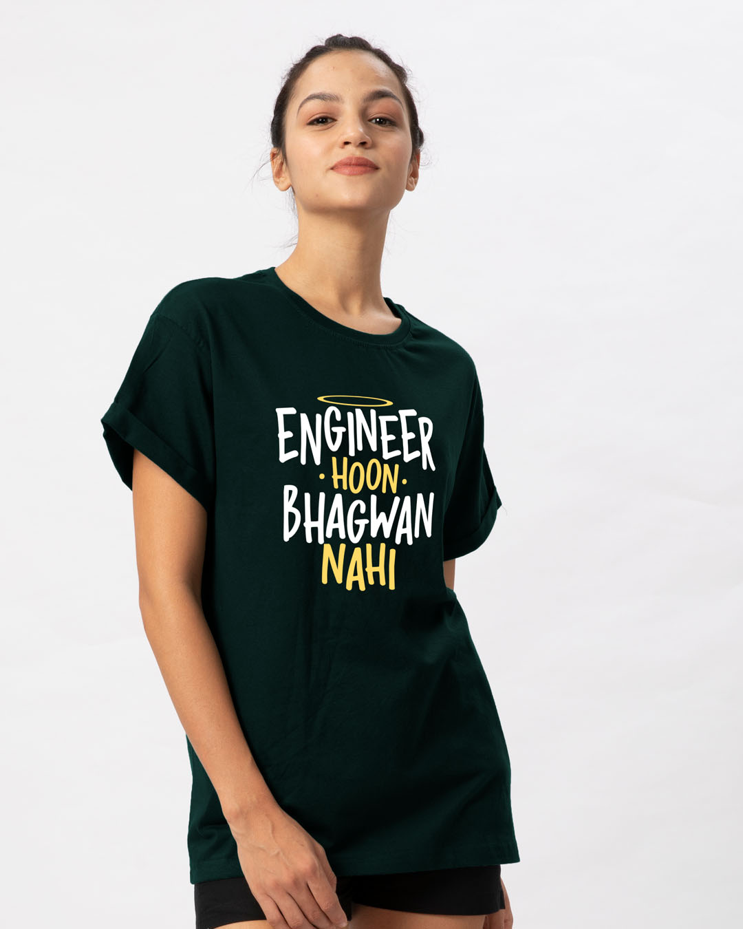 Shop Engineer Bhagwan Boyfriend T-Shirt-Back