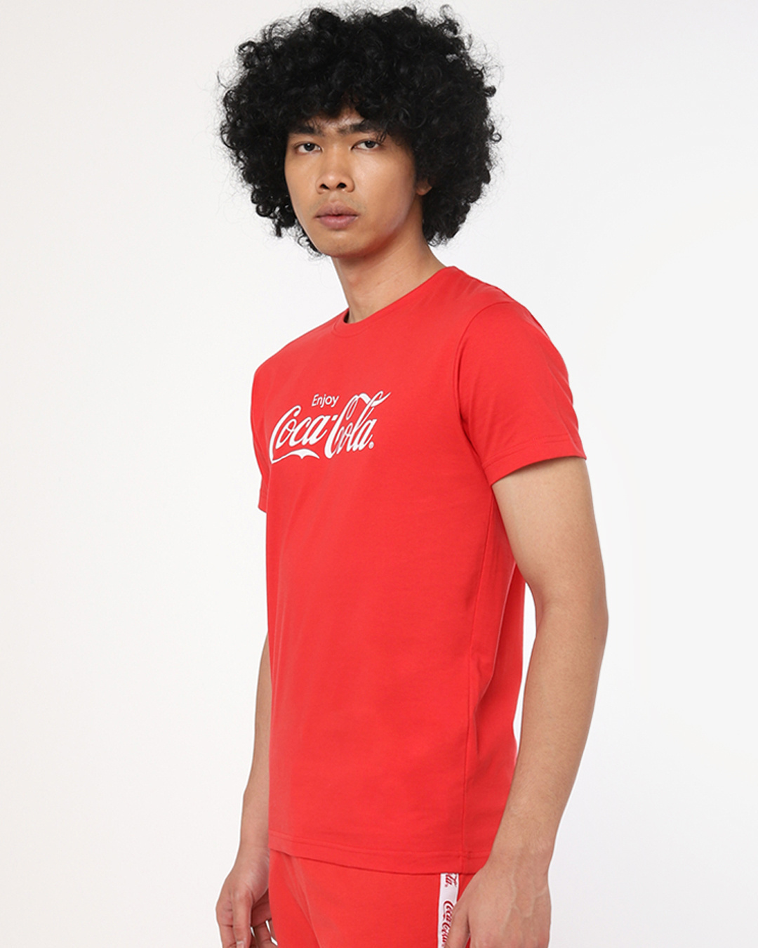 Shop Enjoy Coca-Cola 2.0 Half Sleeves T-shirt-Back