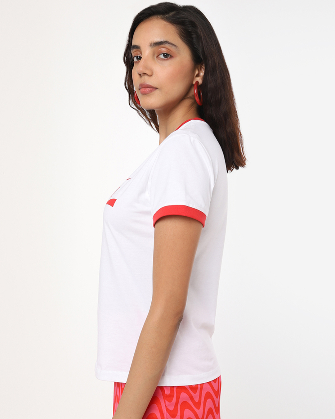 Shop Women's White Enjoy Coca Cola Typography T-shirt-Back