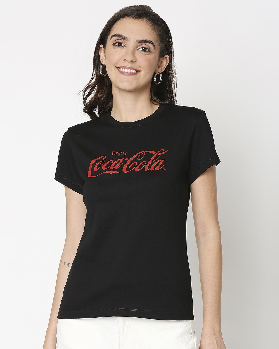 Shop Enjoy Coca-Cola Half Sleeves T-Shirt-Back