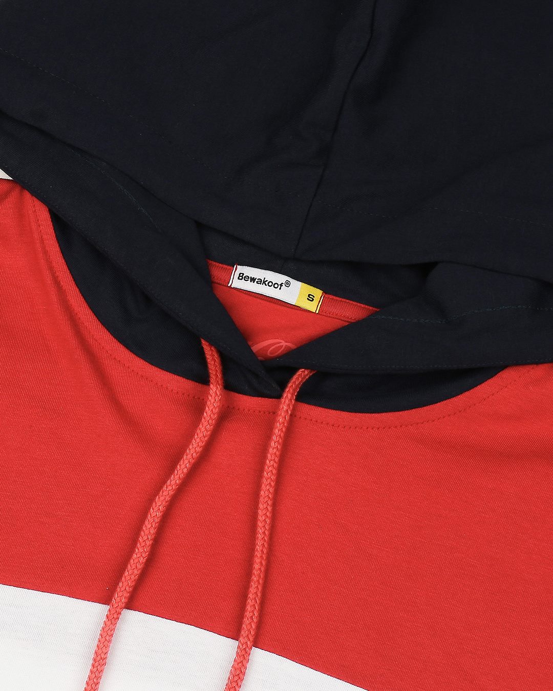 Buy Women's Red & White Enjoy Coca-Cola Color Block Hoodie Short