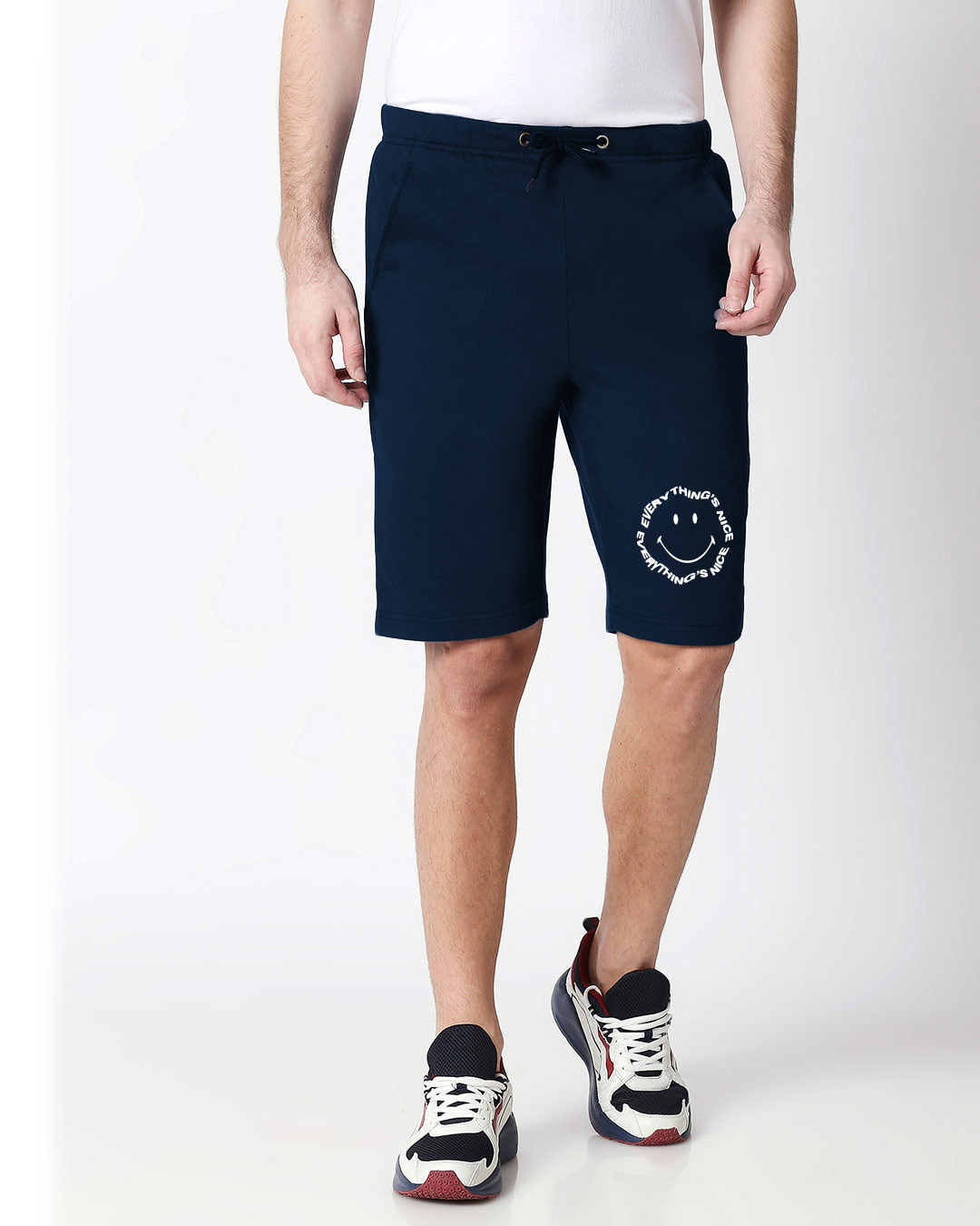 

Everything' Nice Casual Shorts Men' Printed Casual Shorts Bewakoof.com, Blue