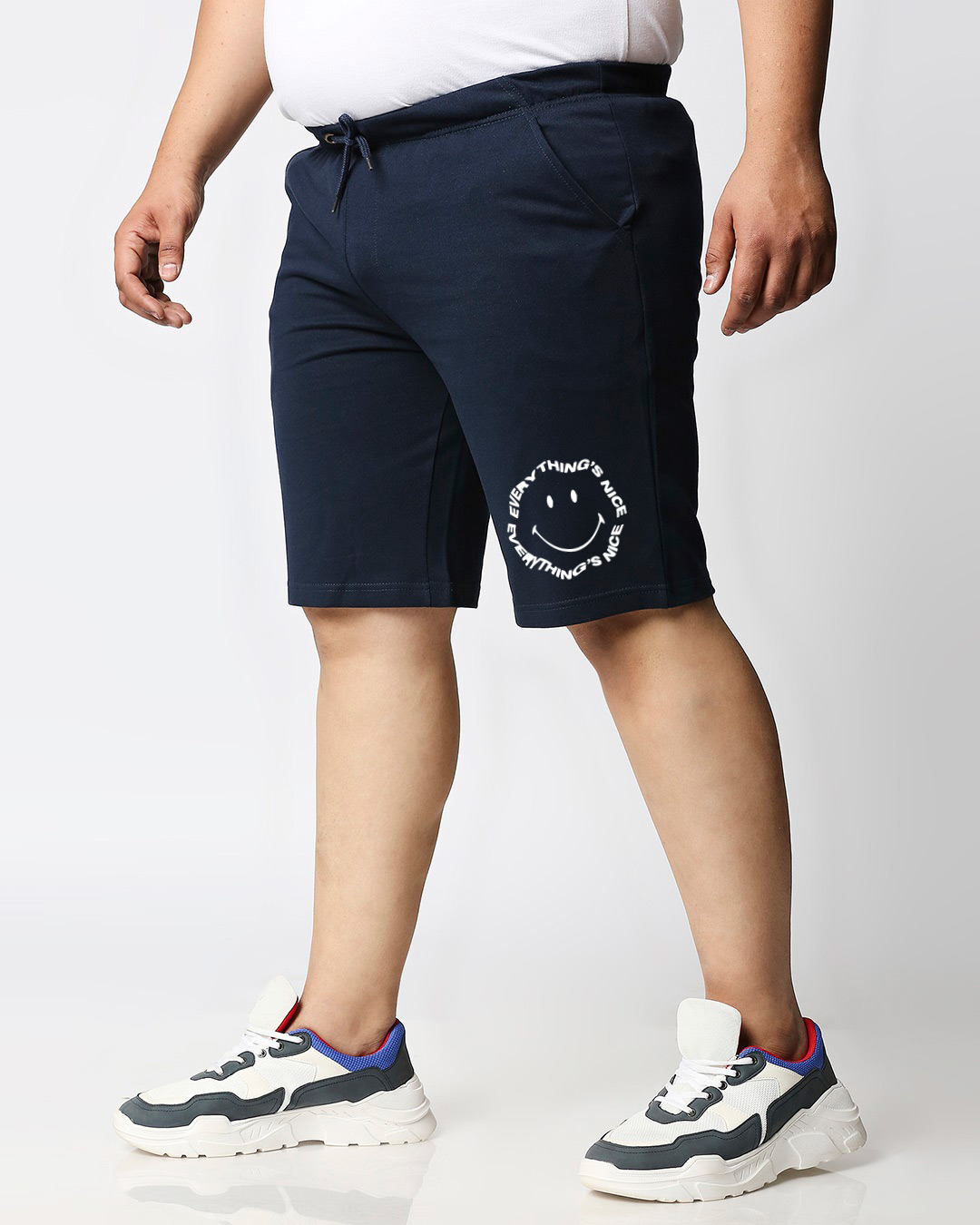 Shop Everything's Nice Plus Size Casual Shorts-Back