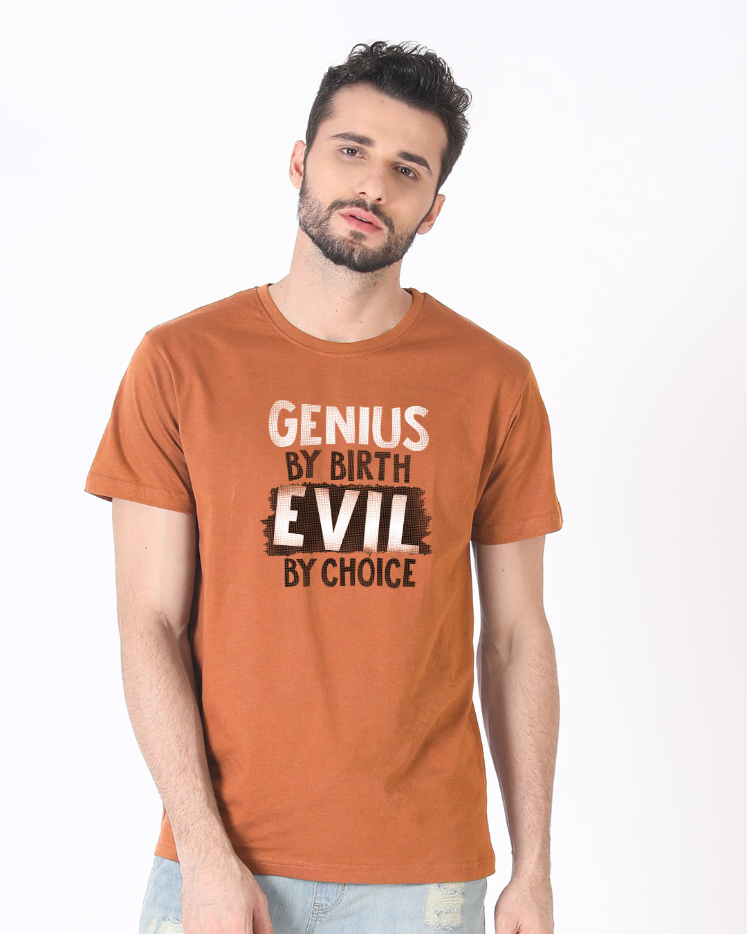 Shop Evil By Choice Half Sleeve T-Shirt-Back