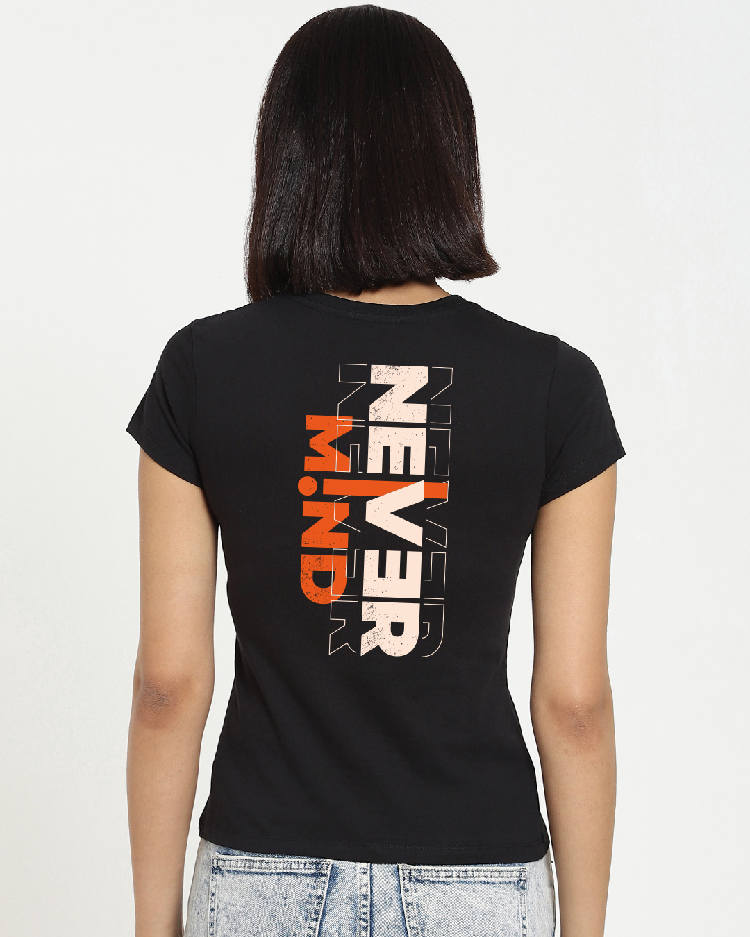 Shop Women's Eww Slim Fit T-shirt-Back