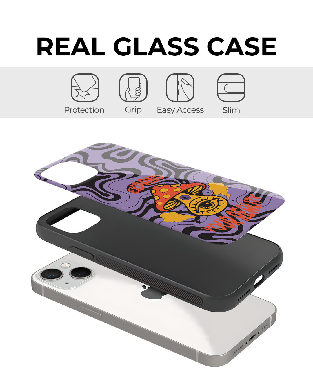 Shop Expand Your Reality Premium Glass Cover for Apple iPhone 14-Back