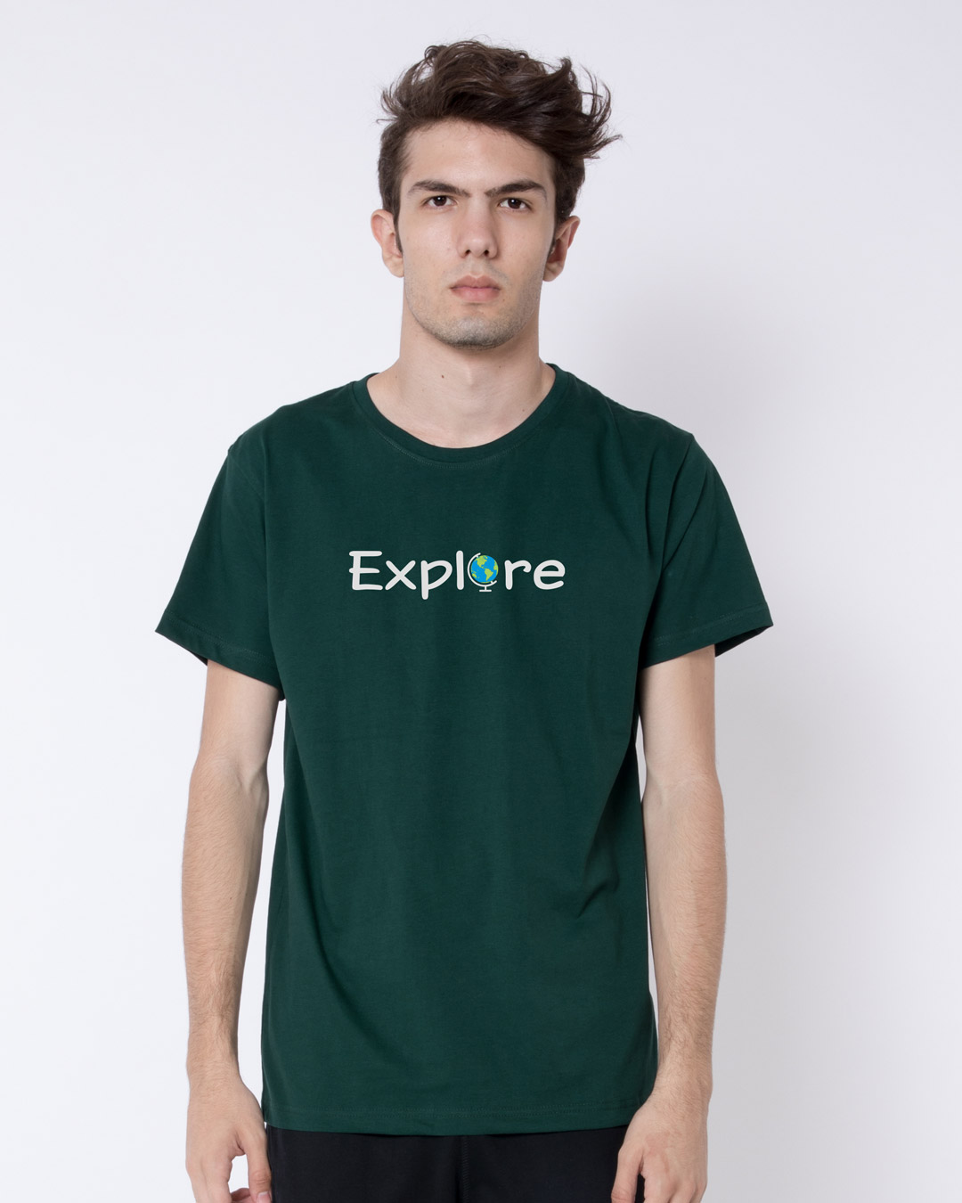 Shop Explore The World Half Sleeve T-Shirt-Back