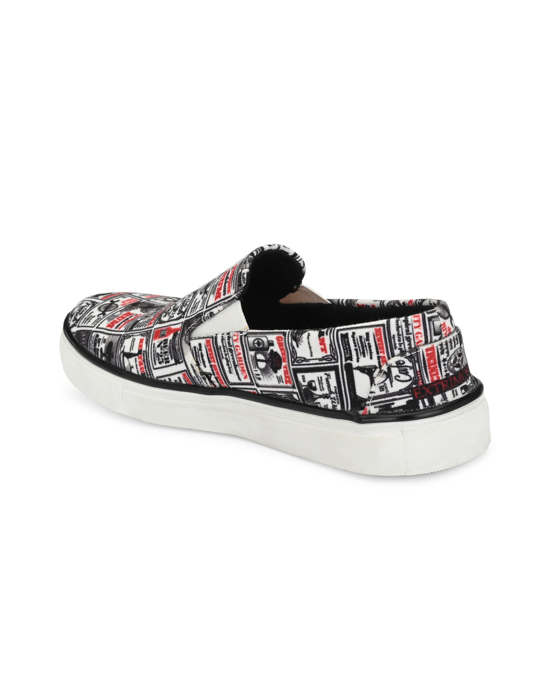 Shop Men's Polycanvas Comic Scale Printed Slip-On Sneaker-Back