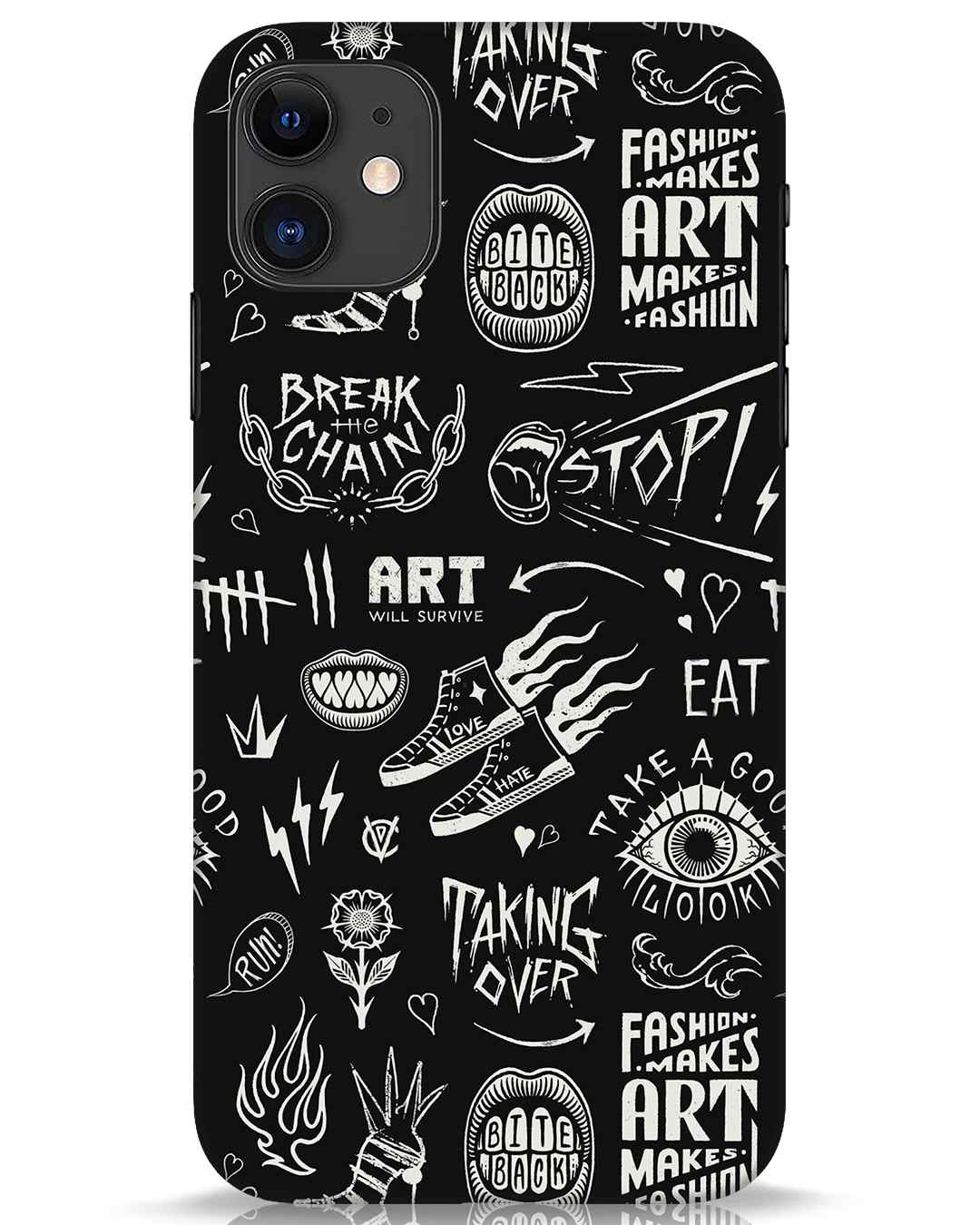 Buy Fashion Makes Art iPhone 11 Mobile Cover Online in India at Bewakoof