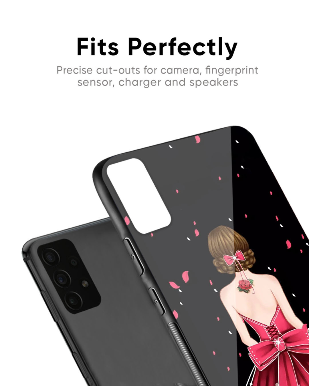 Shop Fashion Princess Premium Glass Case for Realme 11 Pro+ 5G (Shock Proof, Scratch Resistant)-Back