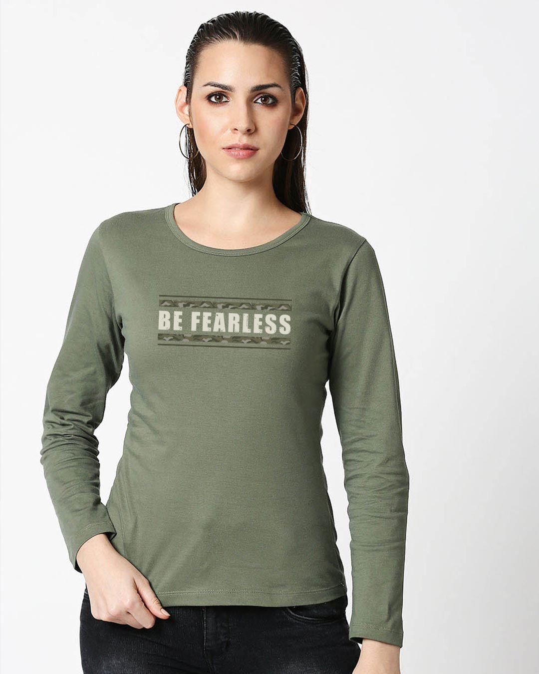 Shop Fearless Camo Full Sleeve T-Shirt-Back